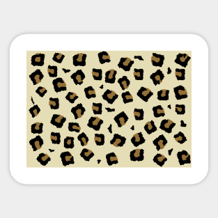 Leopard Seamless Pattern Sticker